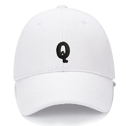 Lucky Letters Q Men Women Unisex Baseball Cap Classic Low Profile Adjustable Strapback Baseball Cap Dad-Hat