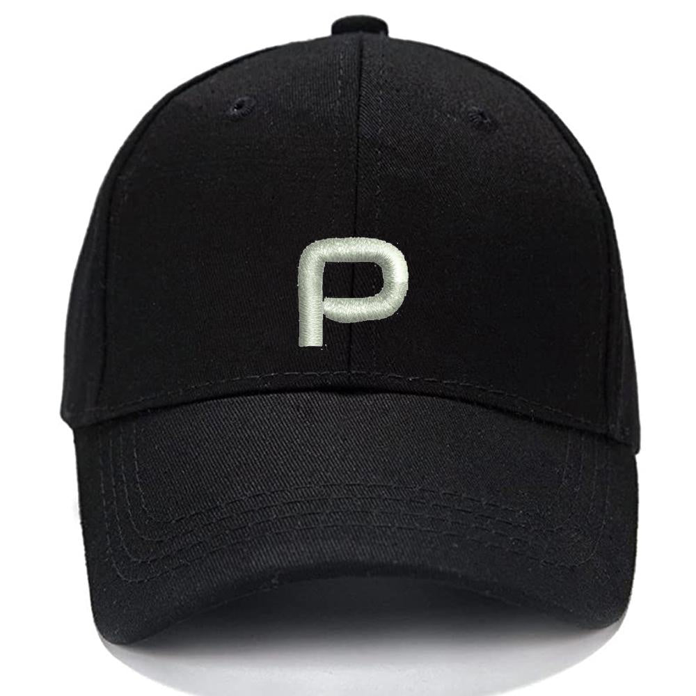 Lucky Letters P-2 Men Women Unisex Baseball Cap Classic Low Profile Adjustable Strapback Baseball Cap Dad-Hat