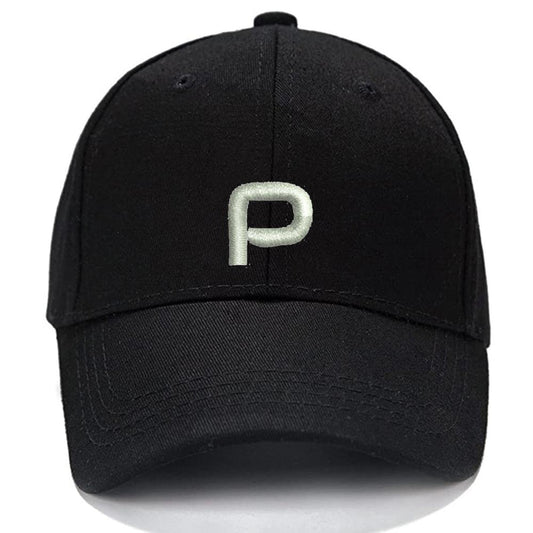 Lucky Letters P-2 Men Women Unisex Baseball Cap Classic Low Profile Adjustable Strapback Baseball Cap Dad-Hat
