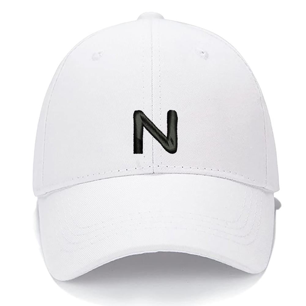 Lucky Letters N-3 Men Women Unisex Baseball Cap Classic Low Profile Adjustable Strapback Baseball Cap Dad-Hat