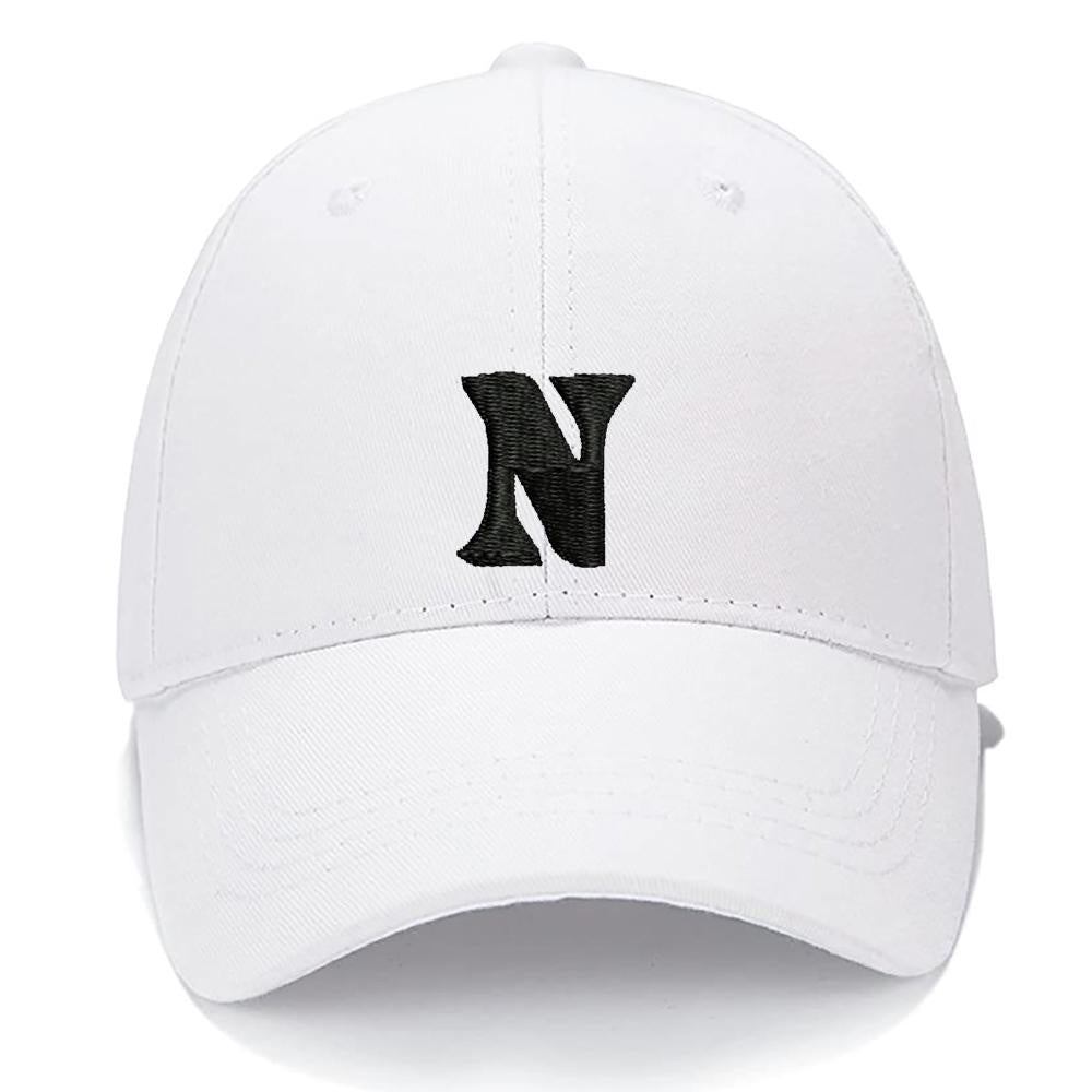Lucky Letters N Men Women Unisex Baseball Cap Classic Low Profile Adjustable Strapback Baseball Cap Dad-Hat