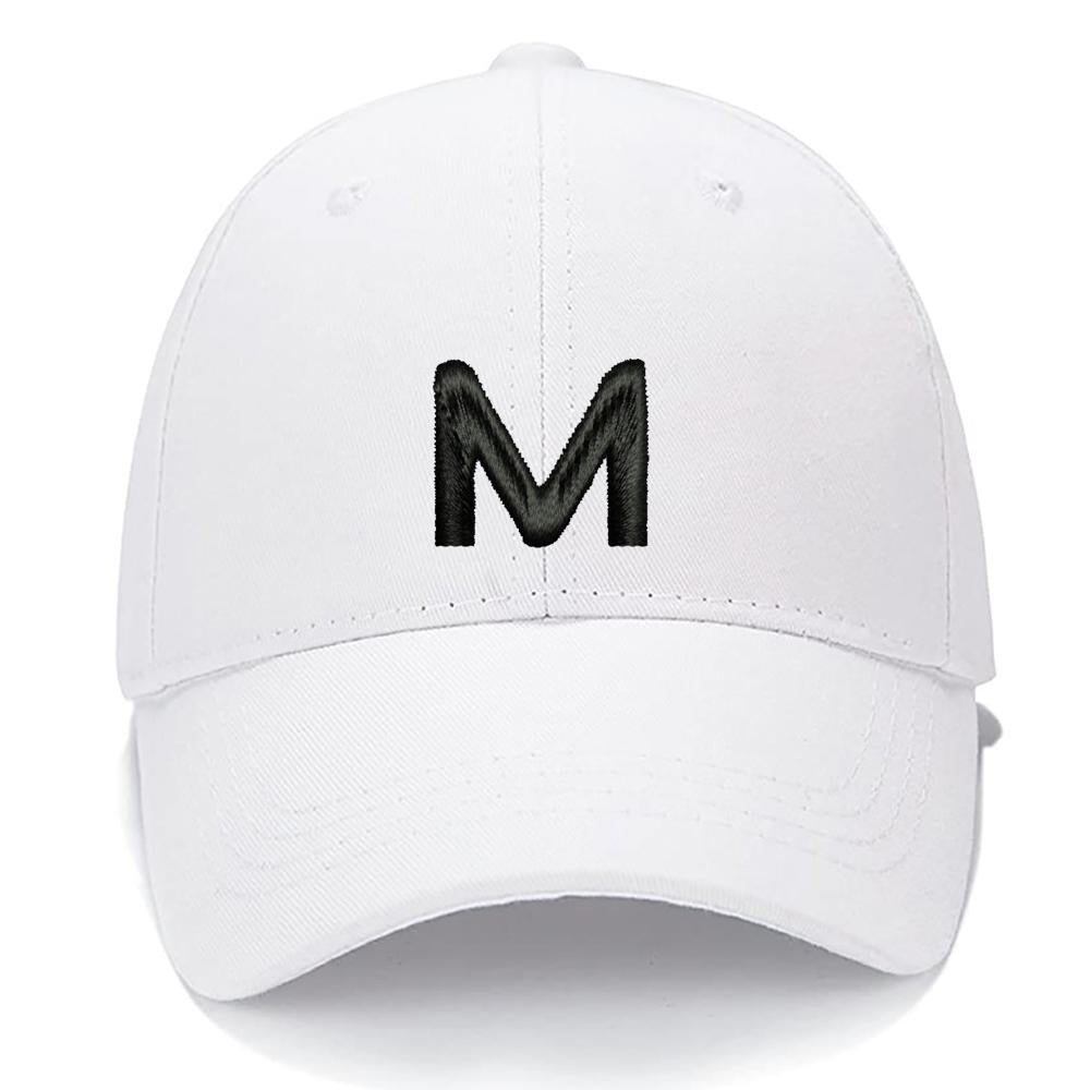 Lucky Letters M-2 Men Women Unisex Baseball Cap Classic Low Profile Adjustable Strapback Baseball Cap Dad-Hat