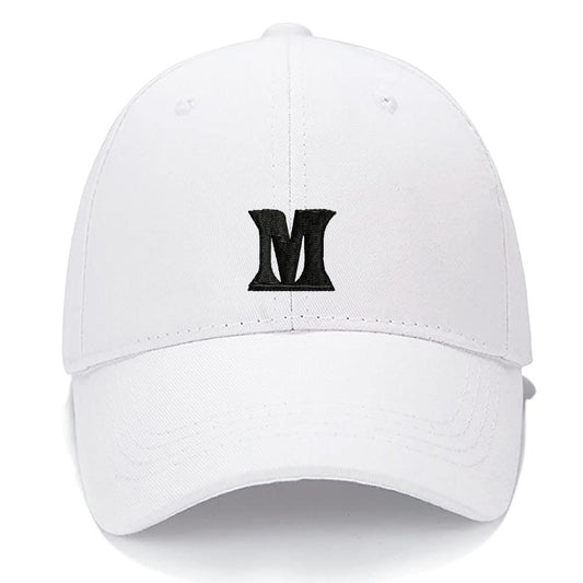 Lucky Letters M Men Women Unisex Baseball Cap Classic Low Profile Adjustable Strapback Baseball Cap Dad-Hat