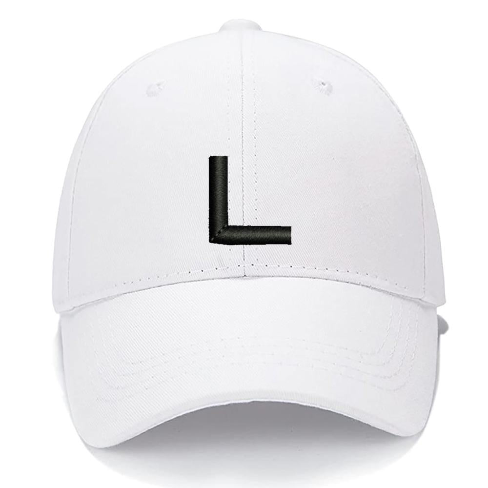 Lucky Letters L-3 Men Women Unisex Baseball Cap Classic Low Profile Adjustable Strapback Baseball Cap Dad-Hat