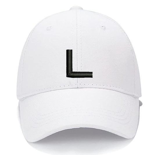 Lucky Letters L-3 Men Women Unisex Baseball Cap Classic Low Profile Adjustable Strapback Baseball Cap Dad-Hat