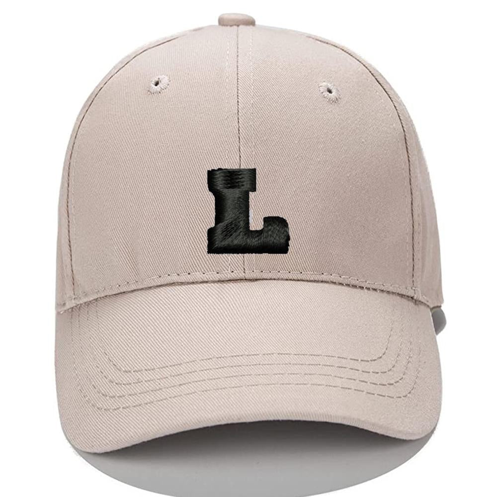 Lucky Letters L-Men Women Unisex Baseball Cap Classic Low Profile Adjustable Strapback Baseball Cap Dad-Hat