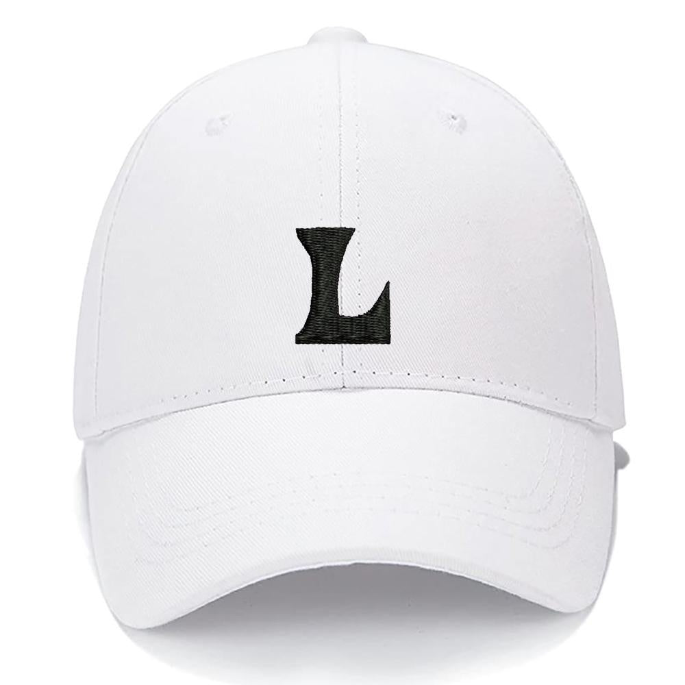 Lucky Letters L Men Women Unisex Baseball Cap Classic Low Profile Adjustable Strapback Baseball Cap Dad-Hat