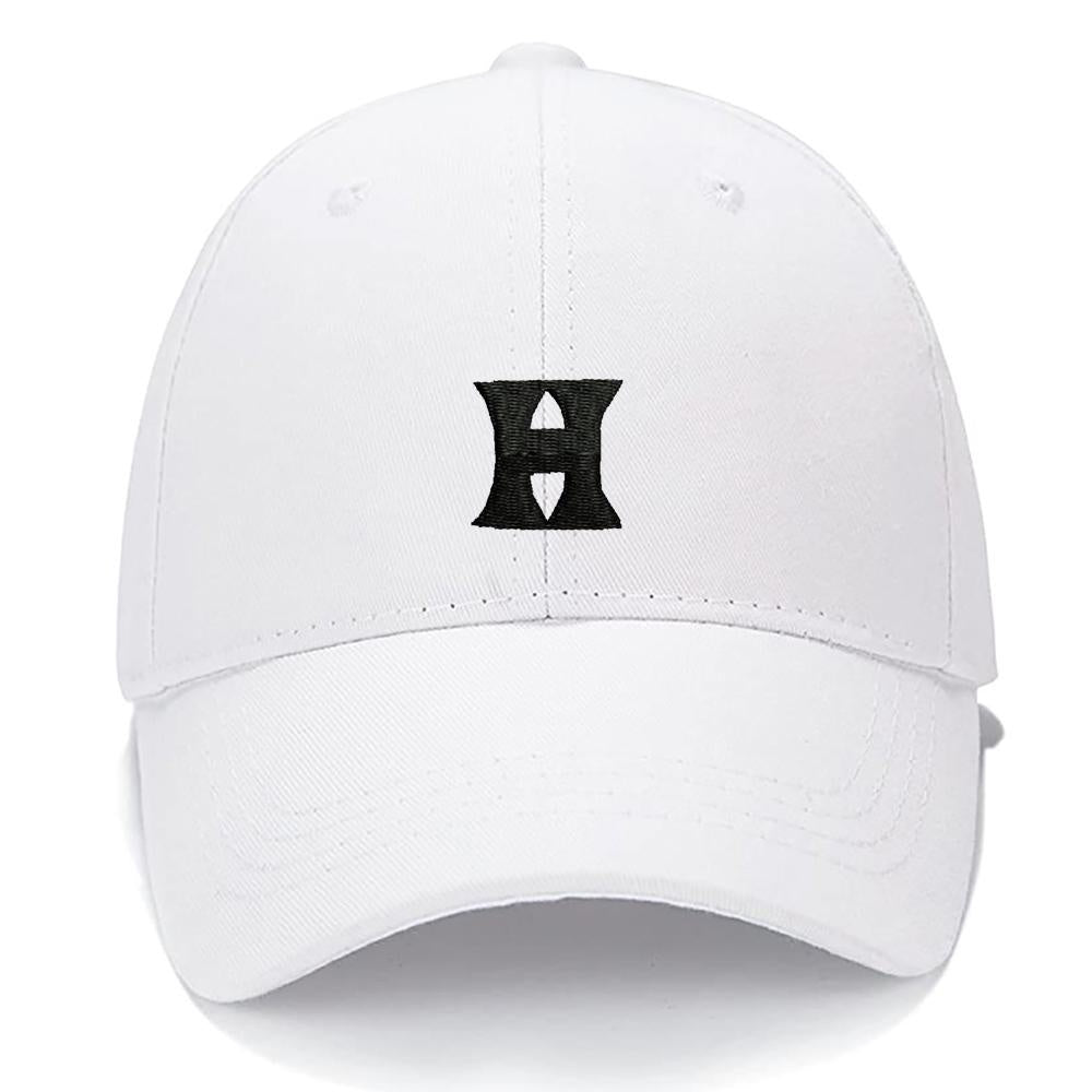 Lucky Letters H Men Women Unisex Baseball Cap Classic Low Profile Adjustable Strapback Baseball Cap Dad-Hat