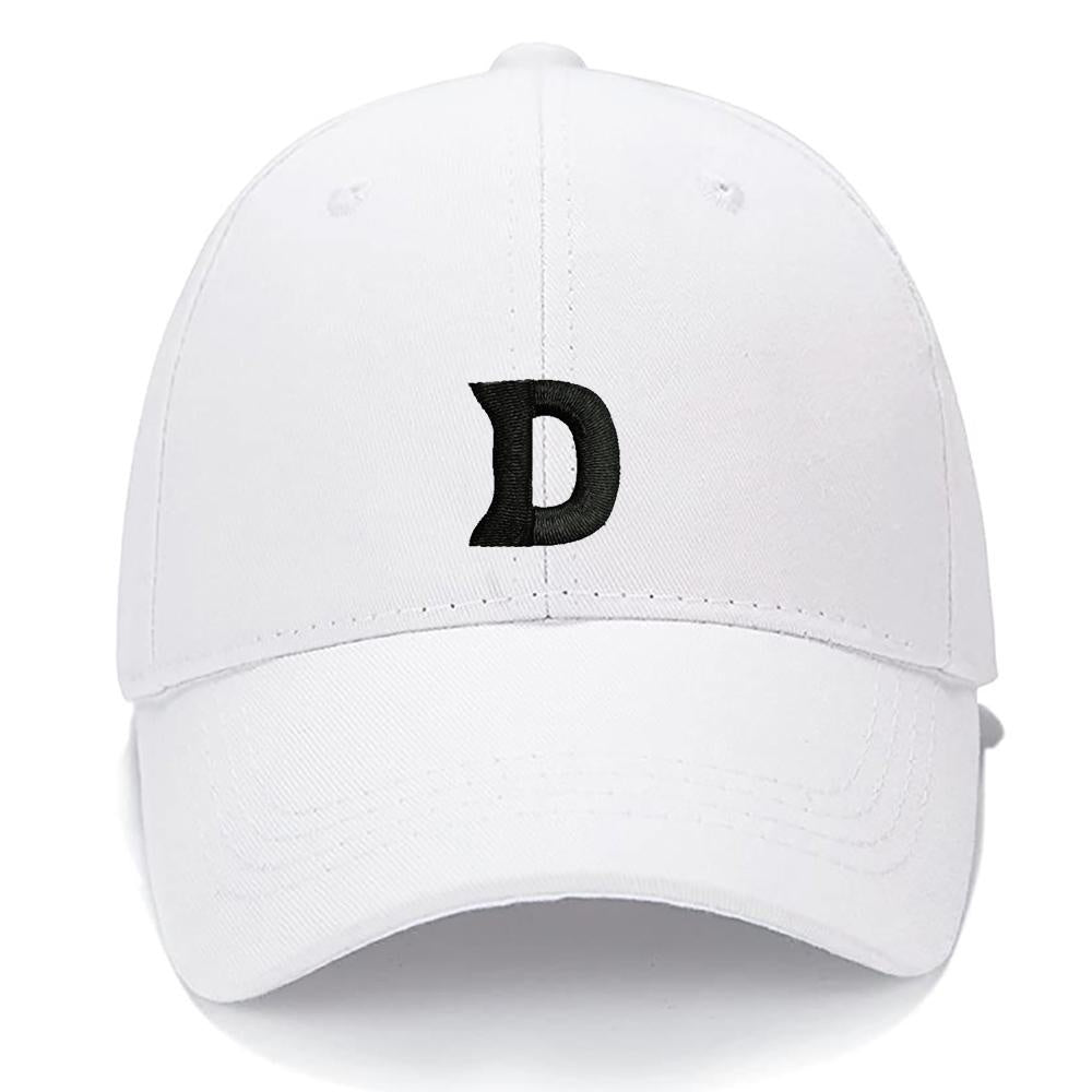 Lucky Letters D Men Women Unisex Baseball Cap Classic Low Profile Adjustable Strapback Baseball Cap Dad-Hat