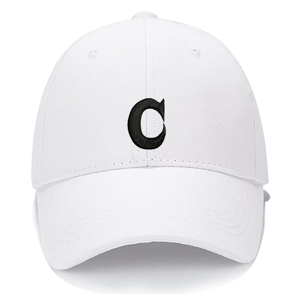 Lucky Letters C Men Women Unisex Baseball Cap Classic Low Profile Adjustable Strapback Baseball Cap Dad-Hat