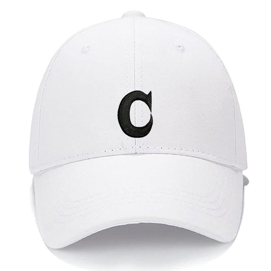 Lucky Letters C Men Women Unisex Baseball Cap Classic Low Profile Adjustable Strapback Baseball Cap Dad-Hat
