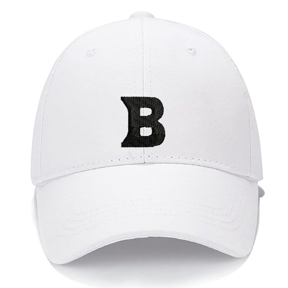 Lucky Letters B Men Women Unisex Baseball Cap Classic Low Profile Adjustable Strapback Baseball Cap Dad-Hat
