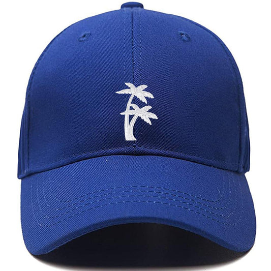 Palm Tree Tropical Island Beach Ocean Men Women Unisex Baseball Cap Classic Low Profile Adjustable Strapback Baseball Cap Dad-Hat