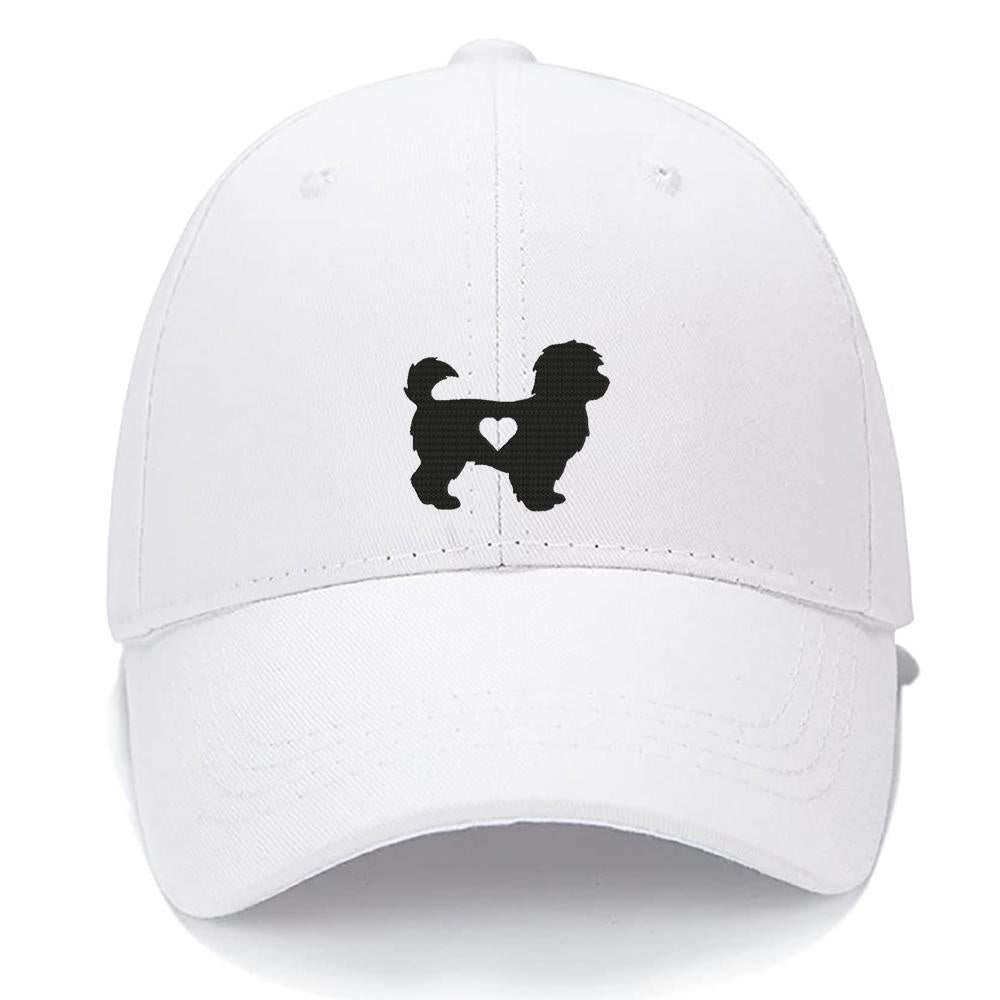 Maltipoo Heart Dog Mom Dog Dad Men Women Unisex Baseball Cap Classic Low Profile Adjustable Strapback Baseball Cap Dad-Hat
