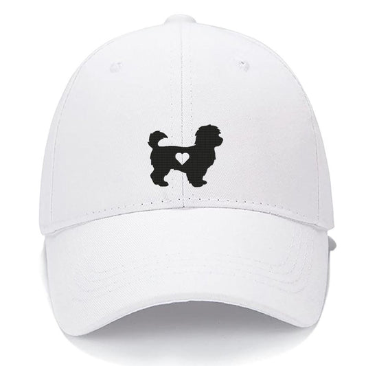 Maltipoo Heart Dog Mom Dog Dad Men Women Unisex Baseball Cap Classic Low Profile Adjustable Strapback Baseball Cap Dad-Hat