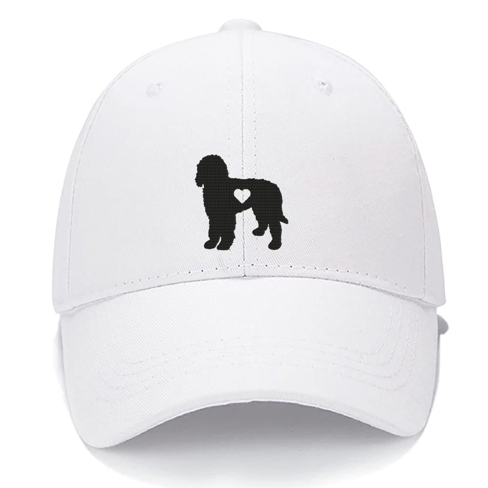 Labradoodle Heart Dog Mom Dog Dad Men Women Unisex Baseball Cap Classic Low Profile Adjustable Strapback Baseball Cap Dad-Hat