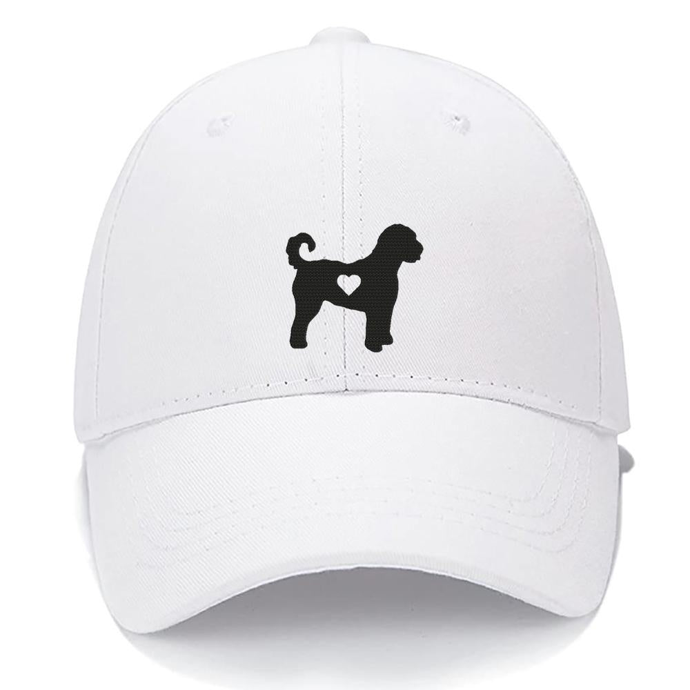 Golden Doodle Heart Dog Mom Dog Dad Men Women Unisex Baseball Cap Classic Low Profile Adjustable Strapback Baseball Cap Dad-Hat