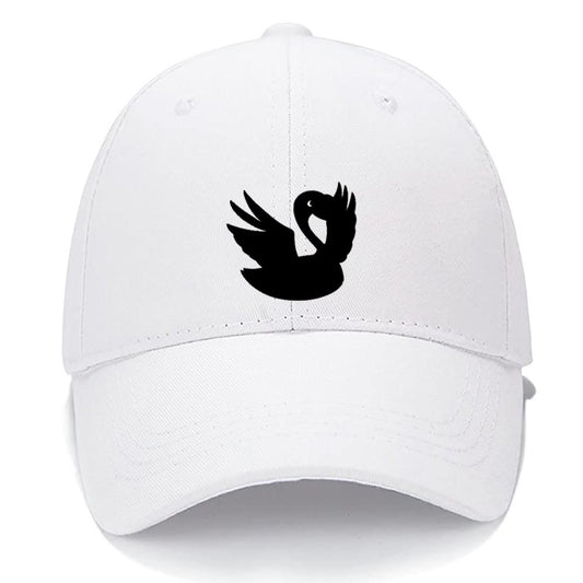 Swan Men Women Unisex Baseball Cap Personalized Unique Fashion Classic Low Profile Adjustable Strapback Baseball Cap Dad-Hat