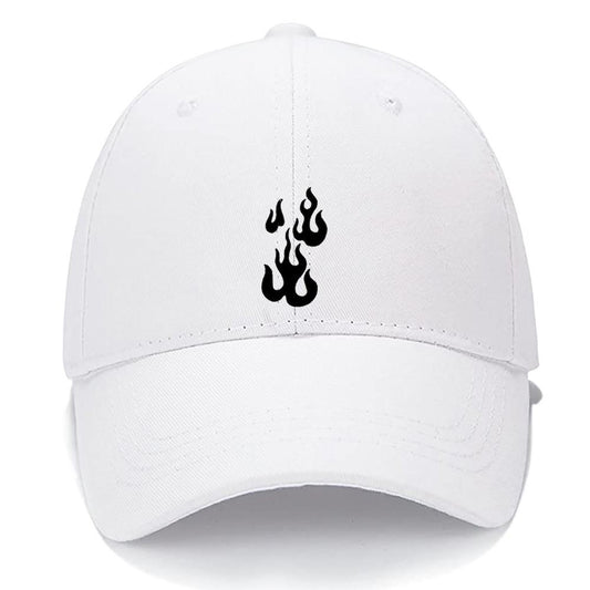 Flame Men Women Unisex Baseball Cap Personalized Unique Fashion Classic Low Profile Adjustable Strapback Baseball Cap Dad-Hat 2