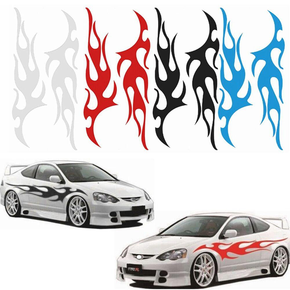 New Fashion Flame Decal Set Large Auto Graphic Body Car Truck Vinyl Sticker 12"x 48"
