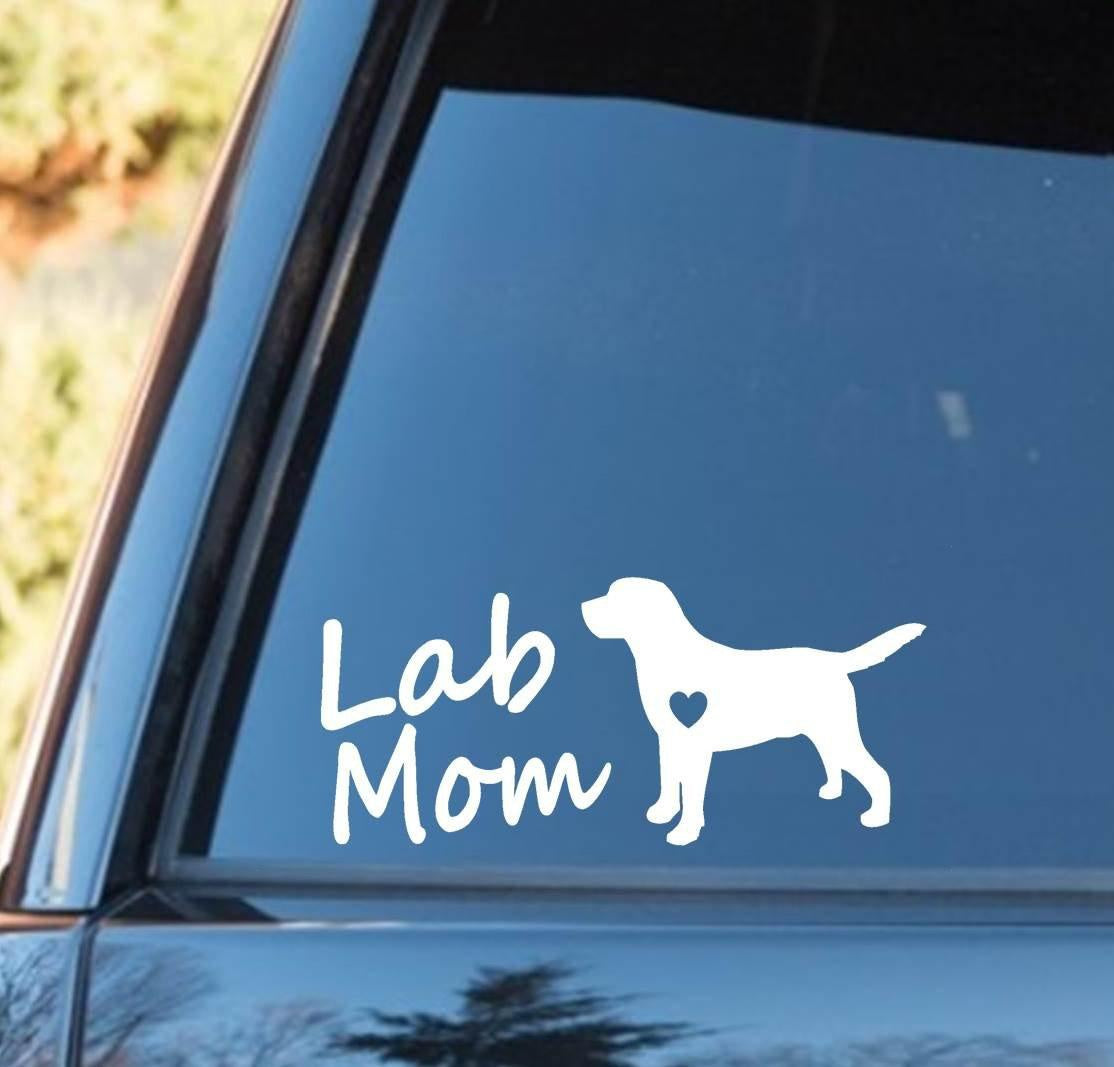 Lab Mom Labrador Dog Breed Decal Sticker