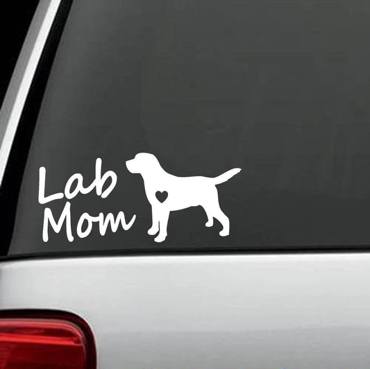 Lab Mom Labrador Dog Breed Decal Sticker