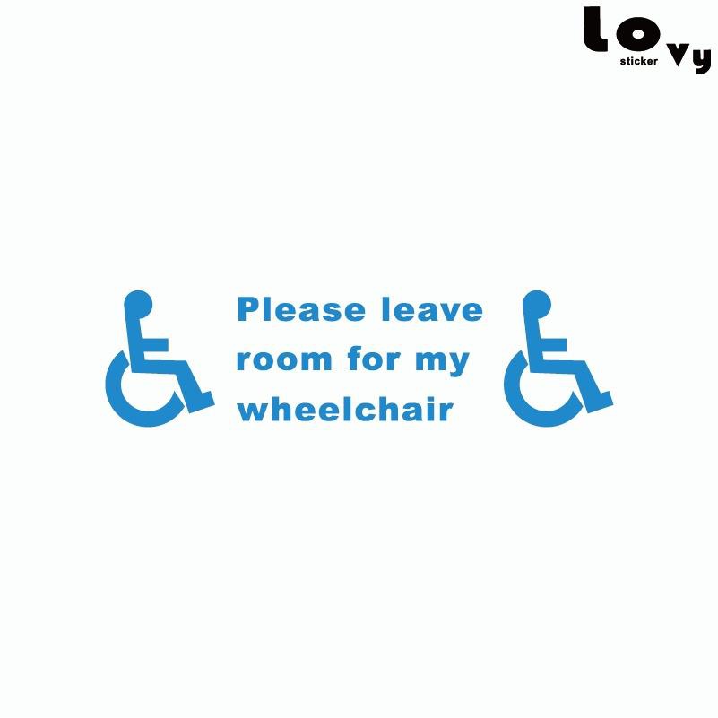 Fashion  Disabled Sign Disability Mobility Taxi Minibus Car Sticker Vinyl Car Decal