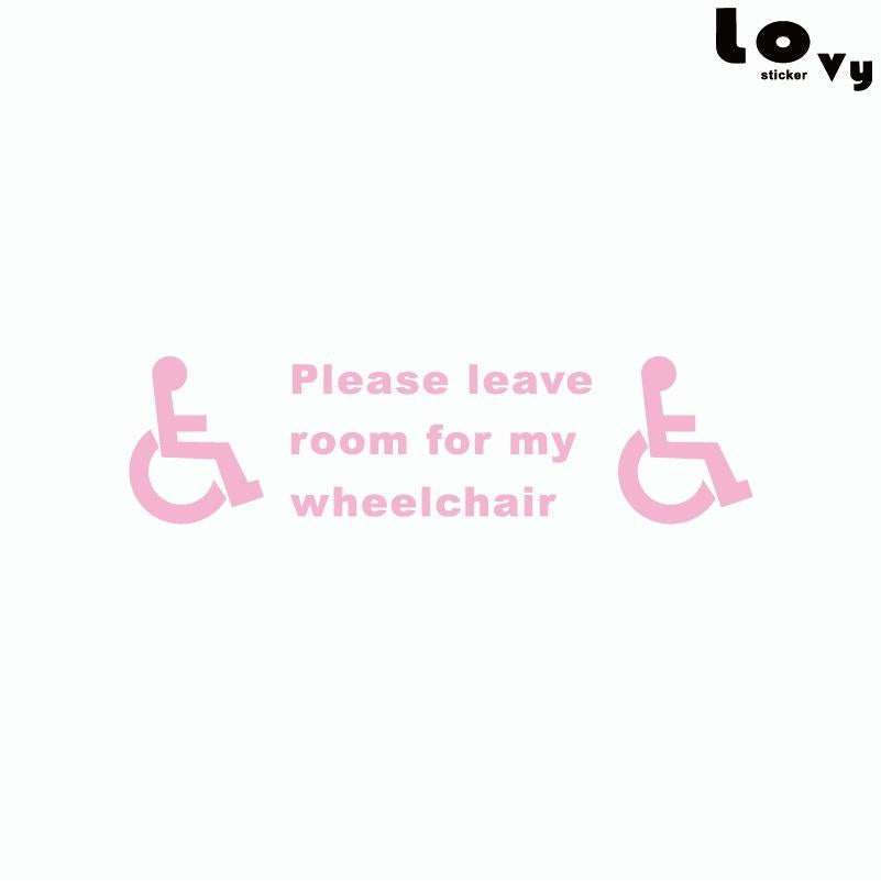 Fashion  Disabled Sign Disability Mobility Taxi Minibus Car Sticker Vinyl Car Decal