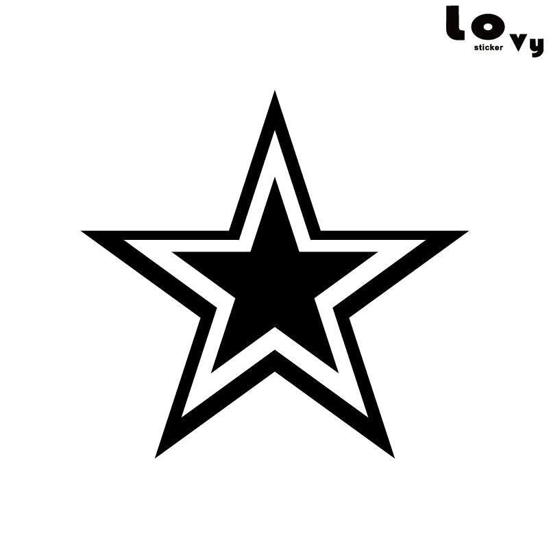 New Fashion Star Decal Car Sticker JDM Dallas Stars northern stars laptop sticker