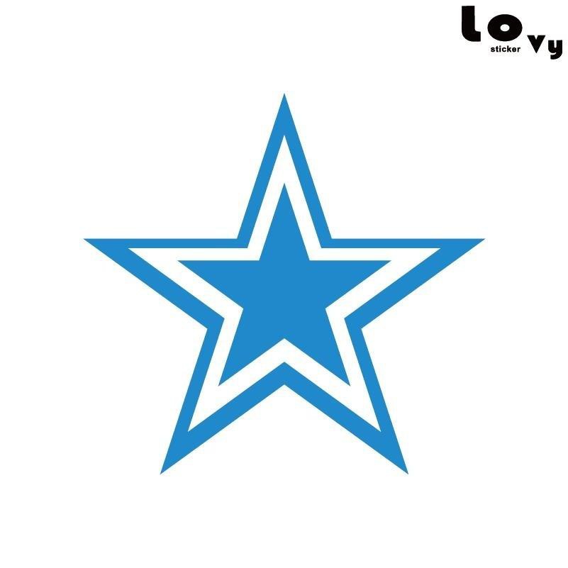 New Fashion Star Decal Car Sticker JDM Dallas Stars northern stars laptop sticker