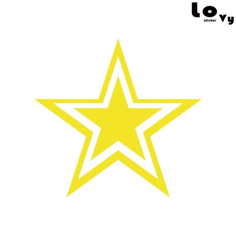 New Fashion Star Decal Car Sticker JDM Dallas Stars northern stars laptop sticker