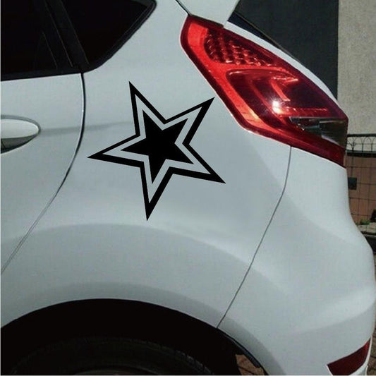 New Fashion Star Decal Car Sticker JDM Dallas Stars northern stars laptop sticker