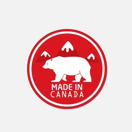 New Fashion 11.5CM*11.5CM Helmet Motorcycle Made In Canada Animal Bear Decal Car Sticker 6-2641