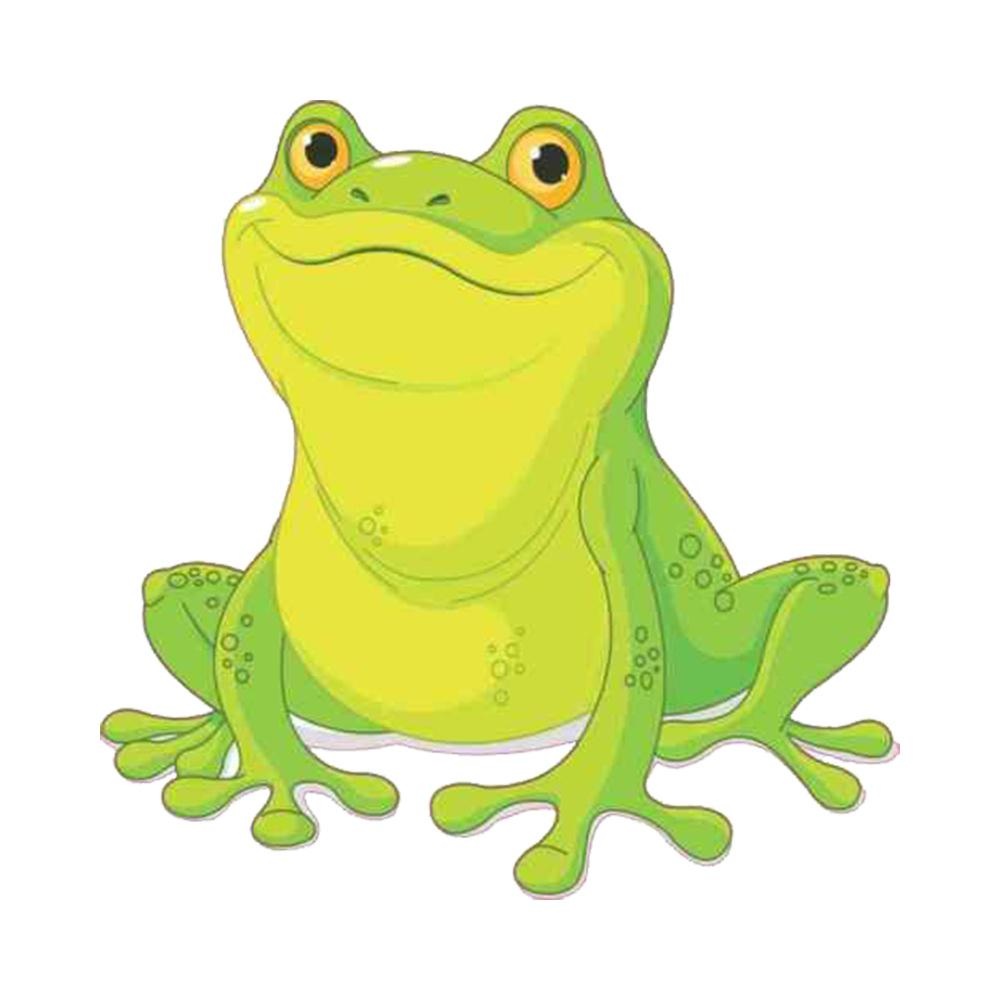 Smiling Frog Vinyl Sticker Decal for Car Truck Window Bumper