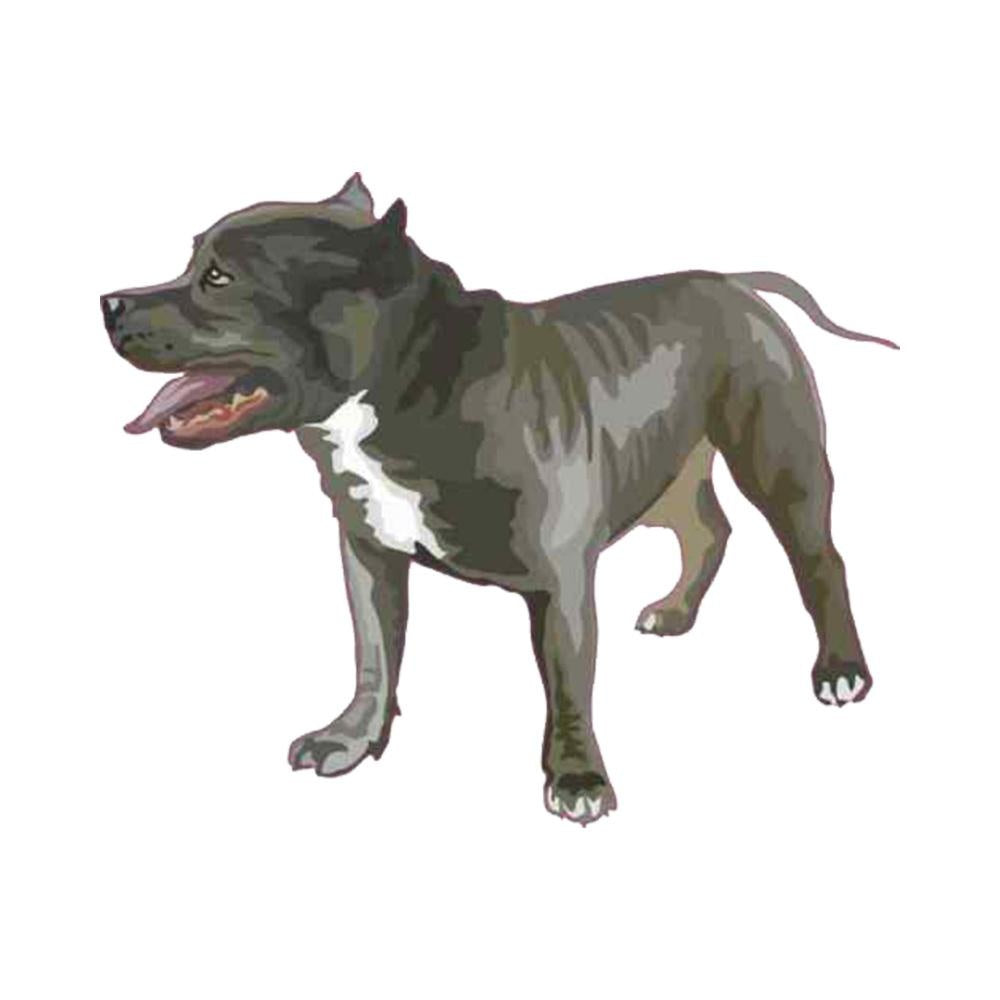 Blue Pitbull Vinyl Sticker Decal for Car Truck Window Bumper