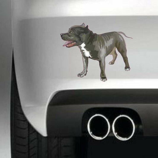Blue Pitbull Vinyl Sticker Decal for Car Truck Window Bumper