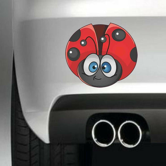 Red Ladybug Vinyl Sticker Decal for Car Truck Window Bumper
