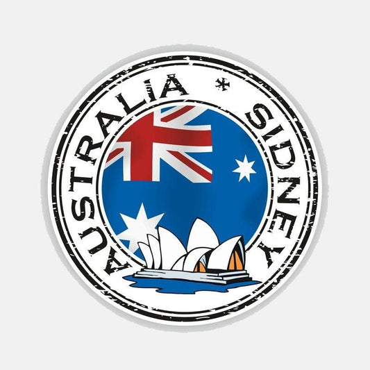 12CM*12CM Car Styling Australia Sidney Opera Helmet Car Sticker Accessories Decal 6-2748
