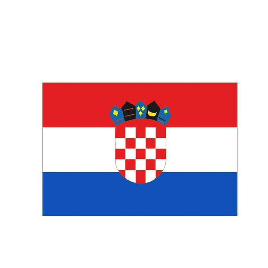 14.5CM*9.8CM Car Styling CROATIA Flag Funny Car Sticker Helmet  Decal 6-0801