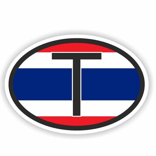 13.4CM*9.4CM Accessories Funny Thailand Country Code Car Sticker Decal  6-0257