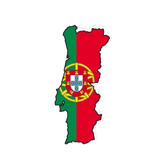 14.9CM*6.9CM Funny Car Sticker Portugal Flag Map Personality Decal  6-0417