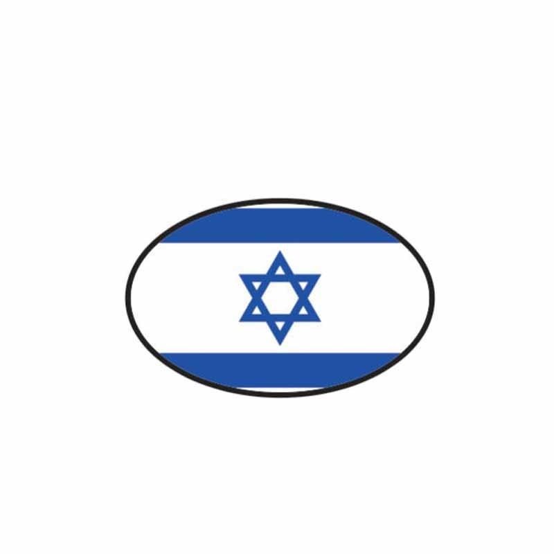 10.5CM*6.6CM Funny Israel Country Code Personality Car Sticker  Decal Car Styling 6-0481