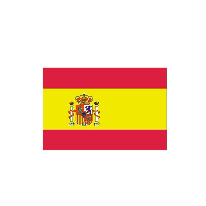 11.9CM*7.9CM Car Accessories International SPAIN Flag Funny Car Sticker Decal