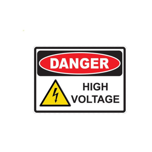 13.9CM*10CM Car Sticker Danger High Voltage Creative Funny  Decal 12-0391