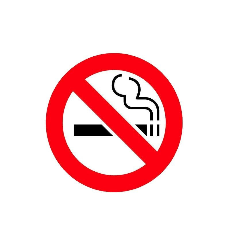 12.7CM*12.7CM  Funny No Smoking  Decal WARNING Car Sticker 12-0794