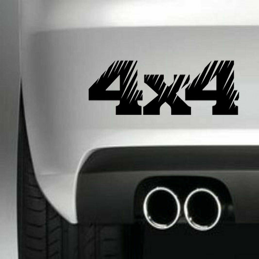 4x4 Vinyl Sticker Decal for Car Truck Window Bumper Black