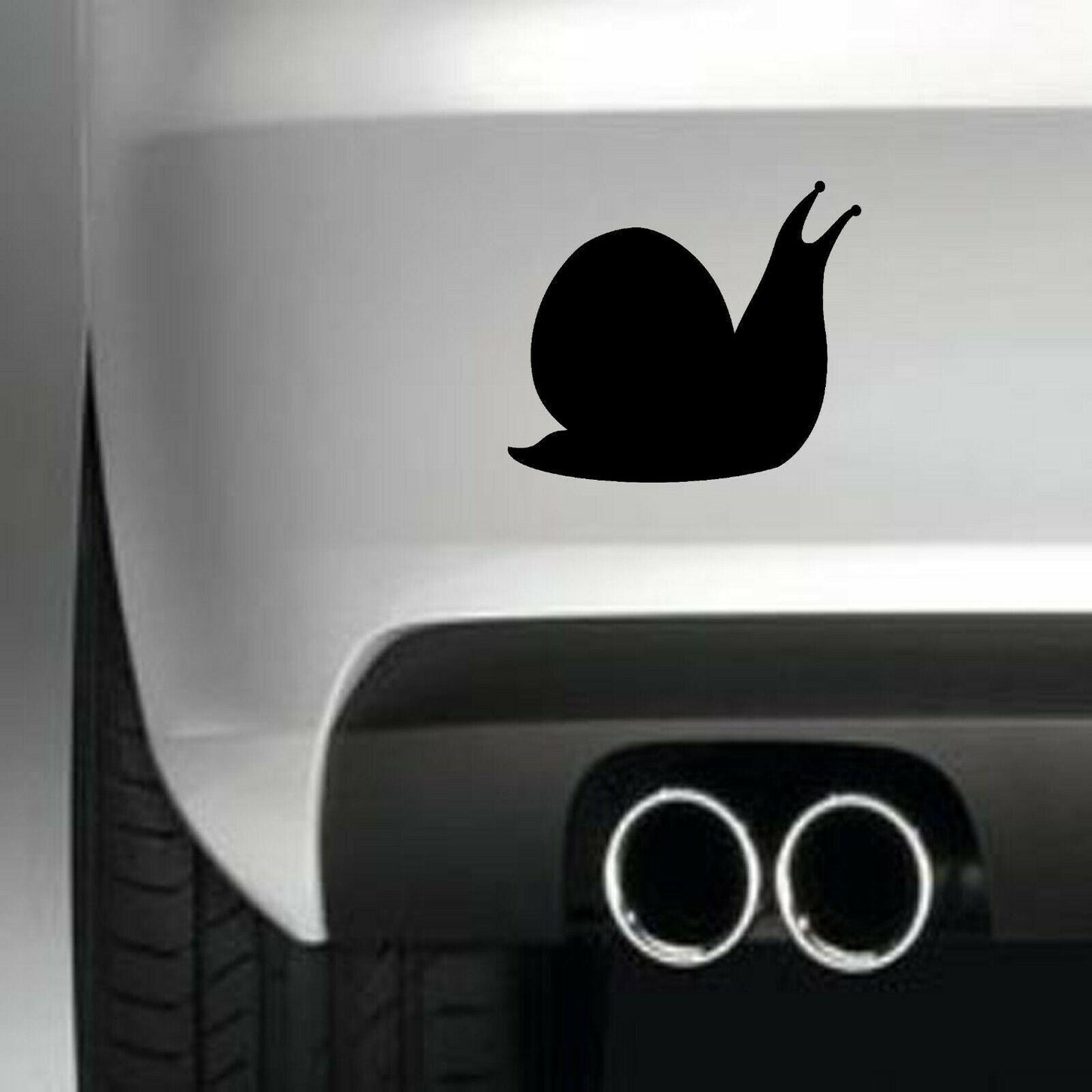 SNAIL Funny Vinyl Sticker Decal for Car Truck Window Bumper Black
