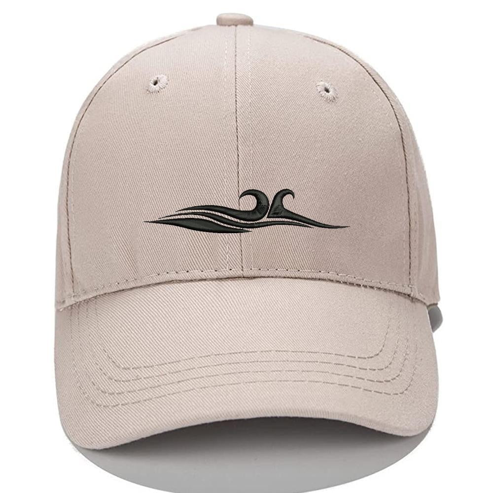 Sea Wave Men Women Unisex Baseball Cap Classic Low Profile Adjustable Strapback Baseball Cap Dad-Hat