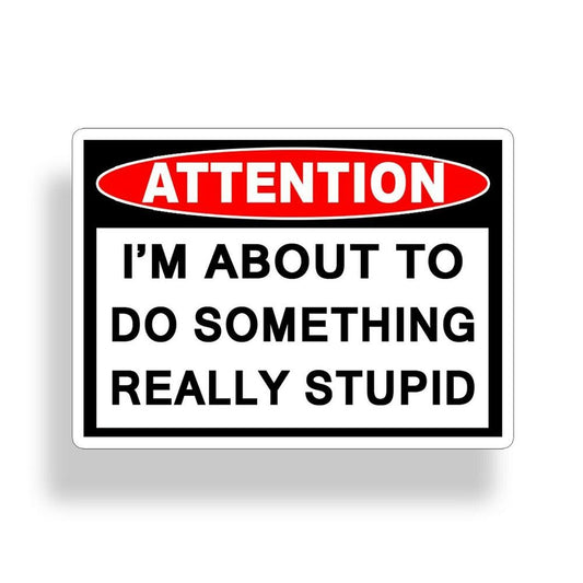 Parts May Fall Off Funny Vinyl Sticker Decal for Car Truck Window Bumper