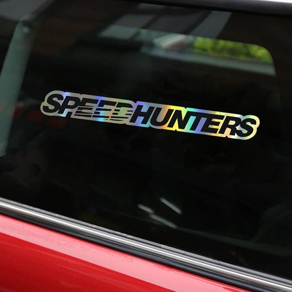Car Stickers 3D  SPEEDHUNTERS Former Super Personality Windshield Stickers and Decals Car Styling JDM Funny Sticker On Car